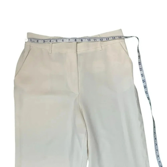 BCX NWT Off White Women's Wide Leg Pants Size Large Elastic Waist Small Flaw - Picture 3 of 10